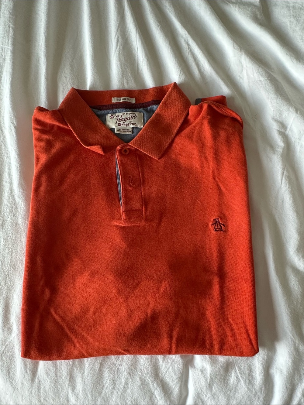 Penguine Classic Fit Polo Orange